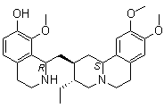 结构式 CAS# 483-17-0, 吐根碱