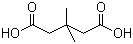 structure of CAS# 4839-46-7, 3,3-Dimethylglutaric acid;2,2-Dimethylpropane-1,3-dicarboxylic acid; 3,3-Dimethylpentanedioic acid