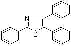 结构式 CAS# 484-47-9, 2,4,5-三苯基咪唑