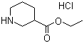 structure of CAS# 4842-86-8, Ethyl piperidine-3-carboxylate hydrochloride;Ethyl nipecotate hydrochloride