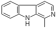 哈尔满碱分子结构 (CAS 486-84-0)
