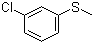 structure of CAS# 4867-37-2, 3-Chlorothioanisole;3-Chlorophenyl methyl sulfide