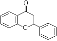 结构式 CAS# 487-26-3, DL-黄烷酮