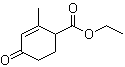 structure of CAS# 487-51-4, 2-Methyl-4-oxo-2-cyclohexene-1-carboxylic acid ethyl ester;Ethyl 4-oxo-2-methyl-2-cyclohexenecarboxylate; Hagemann's ester; NSC 60294