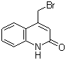 结构式 CAS# 4876-10-2, 溴甲基喹啉酮; 4-溴甲基喹啉-2-酮