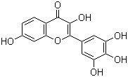 结构式 CAS# 490-31-3, 洋槐黄素; 3,3',4',5',7-五羟基黄酮