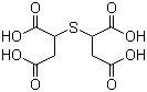 structure of CAS# 4917-76-4, Thiodisuccinic acid;2,2'-Thiodisuccinic acid