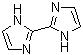 structure of CAS# 492-98-8, 2,2'-Bi-1H-imidazole;2,2'-Biimidazolyl; 2,2'-Bisimidazole; 2,2'-Diimidazole; Glycosine of Debus; NSC 522950