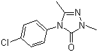 4-(4-Chlorophenyl)-2,4-dihydro-2,5-dimethyl-3H-1,2,4-triazol-3-one molecular structure (CAS 494785-65-8)