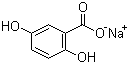 结构式 CAS# 4955-90-2, 龙胆酸钠盐; 2,5-二羟基苯甲酸钠盐; 5-羟基水杨酸钠盐