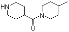 4-Methyl-1-(4-piperidinylcarbonyl)piperidine molecular structure (CAS 496057-63-7)