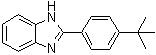 structure of CAS# 49671-76-3, 2-(4-tert-Butylphenyl)benzimidazole;2-(4-tert-Butylphenyl)-1H-benzimidazole