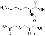 结构式 CAS# 49673-81-6, L-赖氨酸 S-羧甲基-L-半胱氨酸