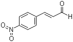 结构式 CAS# 49678-08-2, (2E)-3-(4-硝基苯基)-2-丙烯醛