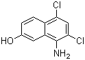 结构式 CAS# 497151-50-5, 8-氨基-5,7-二氯萘-2-醇