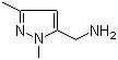 structure of CAS# 499770-63-7, (1,3-Dimethyl-1H-pyrazole-5-yl)methanamine