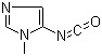结构式 CAS# 499770-99-9, 1-甲基-1H-咪唑-5-基异氰酸酯