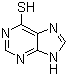 结构式 CAS# 50-44-2, 6-巯基嘌呤