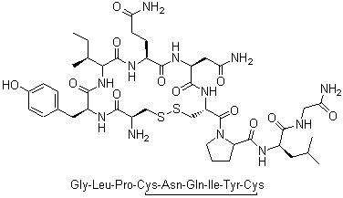结构式 CAS# 50-56-6, 缩宫素; 醋酸催产素