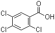结构式 CAS# 50-82-8, 2,4,5-三氯苯甲酸