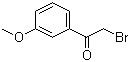 2-溴-3'-甲氧基苯乙酮分子结构 (CAS 5000-65-7)