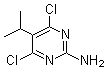 structure of CAS# 500161-46-6, 2-Amino-4,6-dichloro-5-isopropylpyrimidine;4,6-dichloro-5-(1-methylethyl)-2-Pyrimidinamine
