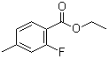 structure of CAS# 500579-61-3, 2-Fluoro-4-methylbenzoic acid ethyl ester;NSC 137163