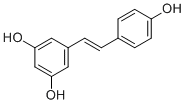 structure of CAS# 501-36-0, Resveratrol;5-[(E)-2-(4-hydroxyphenyl)ethenyl]benzene-1,3-diol