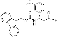 (betaS)-beta-[[(9H-Fluoren-9-ylmethoxy)carbonyl]amino]-3-methoxybenzenepropanoic acid molecular structure (CAS 501015-29-8)