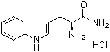 structure of CAS# 5022-65-1, L-Tryptophanamide hydrochloride;(S)-alpha-amino-1H-indole-3-propionamide monohydrochloride