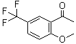 结构式 CAS# 503464-99-1, 2'-甲氧基-5'-(三氟甲基)苯乙酮