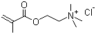 structure of CAS# 5039-78-1, Methacrylatoethyl trimethyl ammonium chloride ;[2-(Methacryloyloxy)ethyl]trimethylammonium chloride