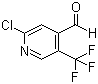 结构式 CAS# 505084-57-1, 2-氯-5-(三氟甲基)吡啶-4-甲醛
