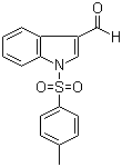 结构式 CAS# 50562-79-3, 1-[(4-甲基苯基)磺酰基]-1H-吲哚-3-甲醛