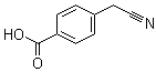 结构式 CAS# 50685-26-2, 4-(氰基甲基)苯甲酸