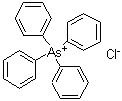 structure of CAS# 507-28-8, Tetraphenylarsonium chloride;Tetraphenylarsenic chloride