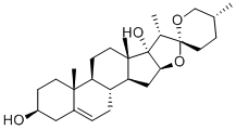 结构式 CAS# 507-89-1, 偏诺皂甙元