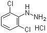 structure of CAS# 50709-36-9, 2,6-Dichlorophenylhydrazine hydrochloride;1-(2,6-Dichlorophenyl)hydrazine hydrochloride