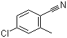 结构式 CAS# 50712-68-0, 2-甲基-4-氯苯腈
