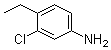 结构式 CAS# 50775-72-9, 3-氯-4-乙基苯胺