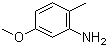 structure of CAS# 50868-72-9, 5-Methoxy-2-methylaniline;5-Methoxy-o-toluidine; 6-Methyl-m-anisidine