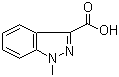 structure of CAS# 50890-83-0, 1-Methylindazole-3-carboxylic acid;1-Methyl-1H-indazole-3-carboxylic acid