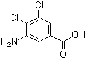 structure of CAS# 50917-30-1, 3-Amino-4,5-dichlorobenzoic acid