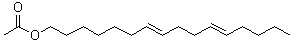 7,11-Hexadecadien-1-ol acetate molecular structure (CAS 50933-33-0)