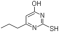 structure of CAS# 51-52-5, Propylthiouracil;6-Propyl-2-thiouracil; 2-Mercapto-6-propylpyrimid-4-one; 4-Hydroxy-2-mercapto-6-propylpyrimidine