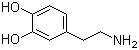 structure of CAS# 51-61-6, Dopamine;2-(3,4-Dihydroxyphenyl)ethylamine; 3,4-Dihydroxyphenethylamine; 3-Hydroxytyramine