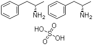 structure of CAS# 51-63-8, (+)-Amphetamine sulphate;(S)-Amphetamine sulfate; (S)-alpha-Methylbenzeneethanamine sulfate; Afatin; Albemap; Amdex; Amphex; Amsustain; Ardex; Betafedrina; Betaphedrine; (alphaS)-alpha-Methylbenzeneethanamine sulfate