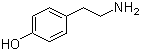 4-羟基苯乙胺分子结构 (CAS 51-67-2)