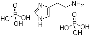 structure of CAS# 51-74-1, Histamine phosphate;1H-Imidazole-4-ethanamine phosphate (1:2)