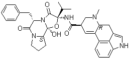 麦角克碱分子结构 (CAS 511-08-0)